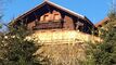Vendu : chalet en rondins à La Comballaz, avec potentiel au rez inf.