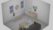 Appartement de 2 pièces meublé centre ville avec ascenseur