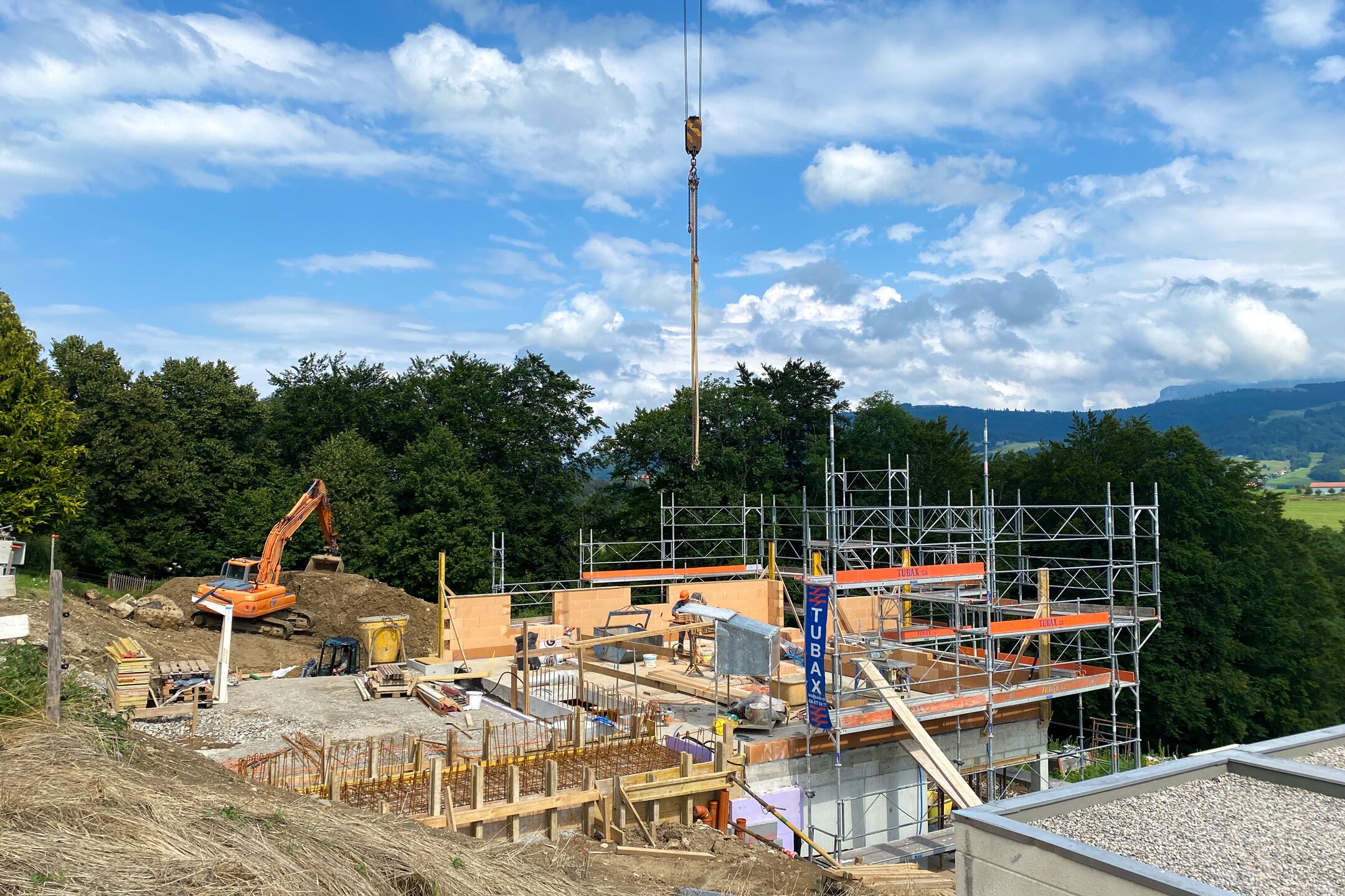 Construction de 2 villas jumelles aux Fiaugères