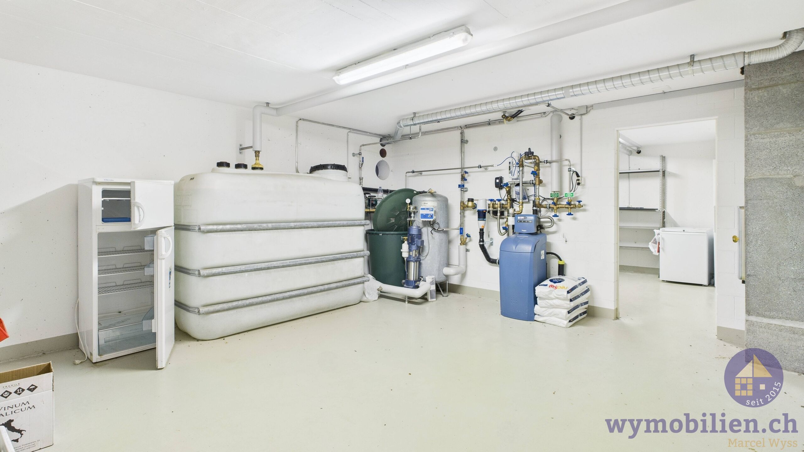 Technikraum 2 mit Wasseraufbereitung 