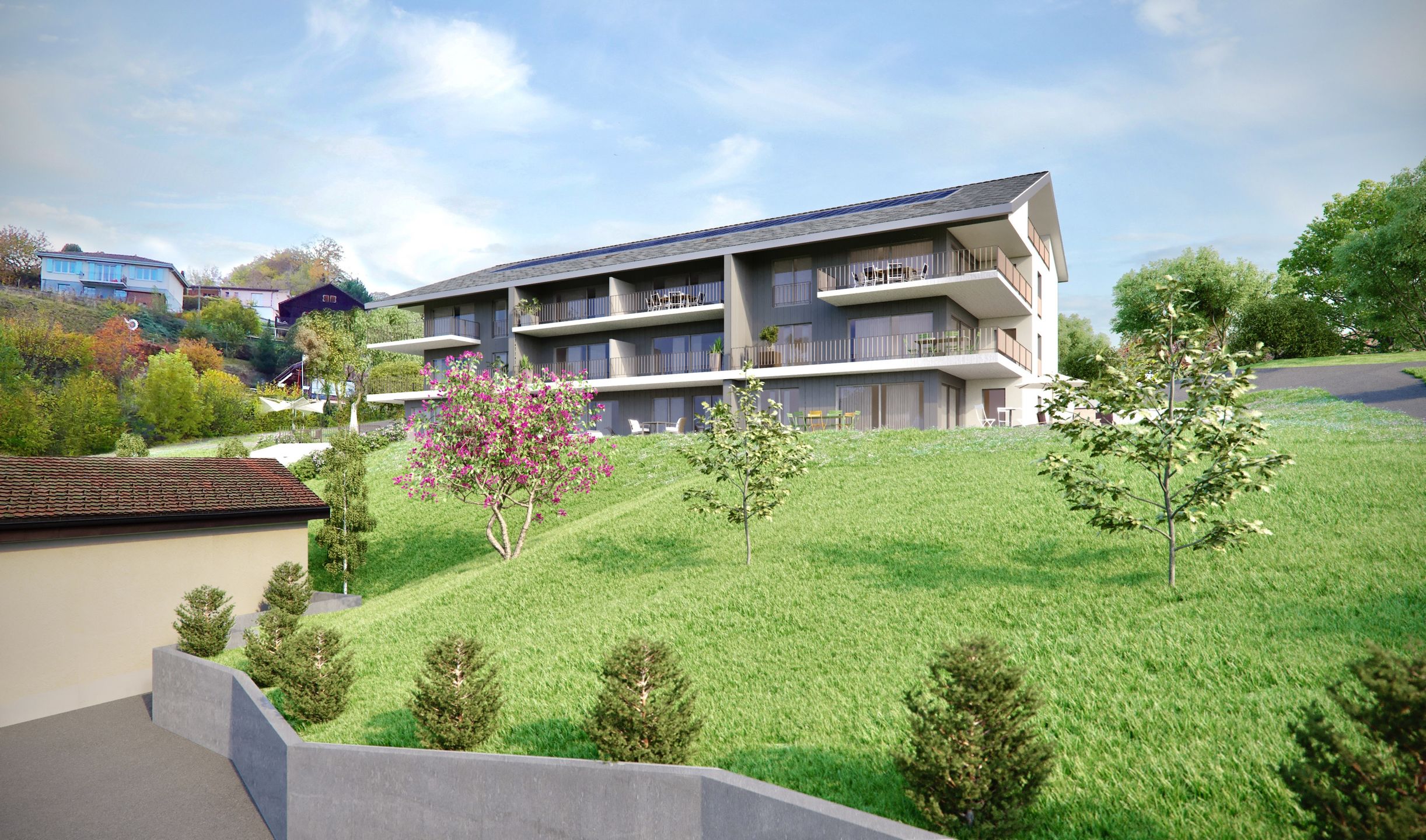 Projet immobilier à Granges (Veveyse), appartements à vendre