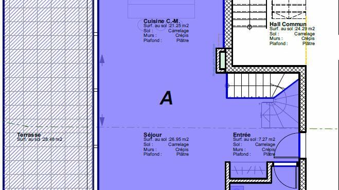 Plan rez-de-chaussée