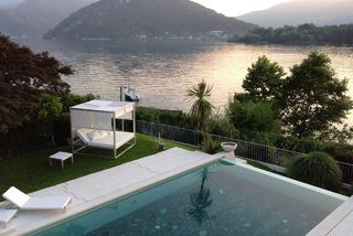 Luxurious modern villa with own lake plot