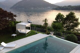 Luxurious modern villa with own lake plot