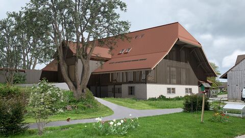 Urbanes Loft in denkmalgeschütztem Bauernhaus in Schwarzenburg