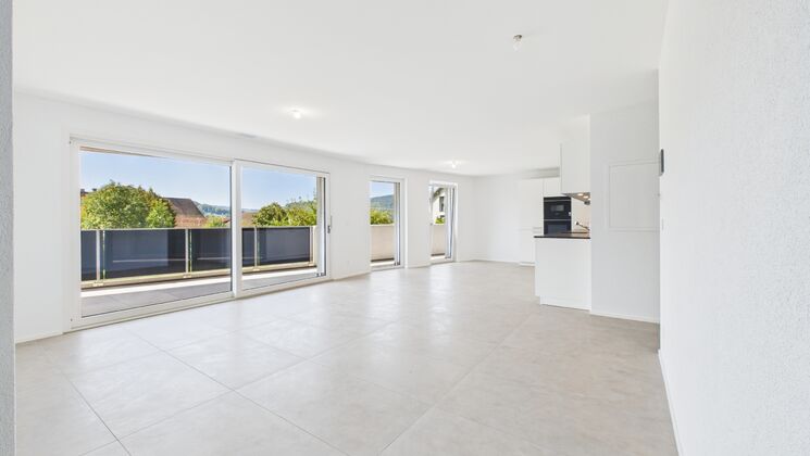 Rossemaison – Appartement neuf de 4.5 pièces Minergie-P avec balcon