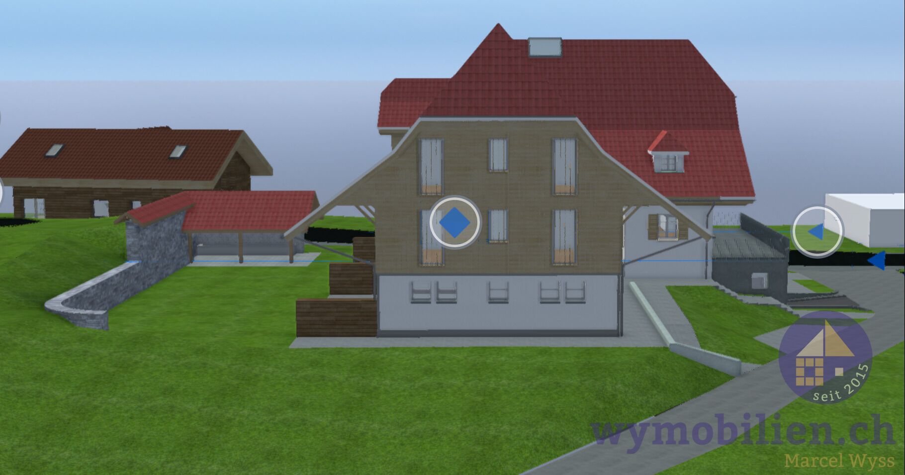 Ansicht Ost, Fassade W5