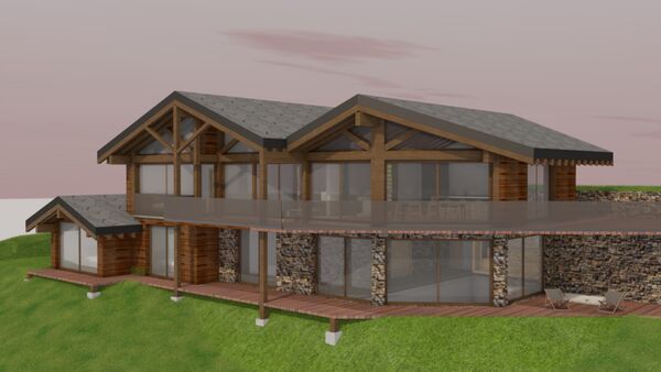 CHALET SUPER G
LES CLEVES - ON THE SKI SLOPES
SALE TO SWISS PERMIT