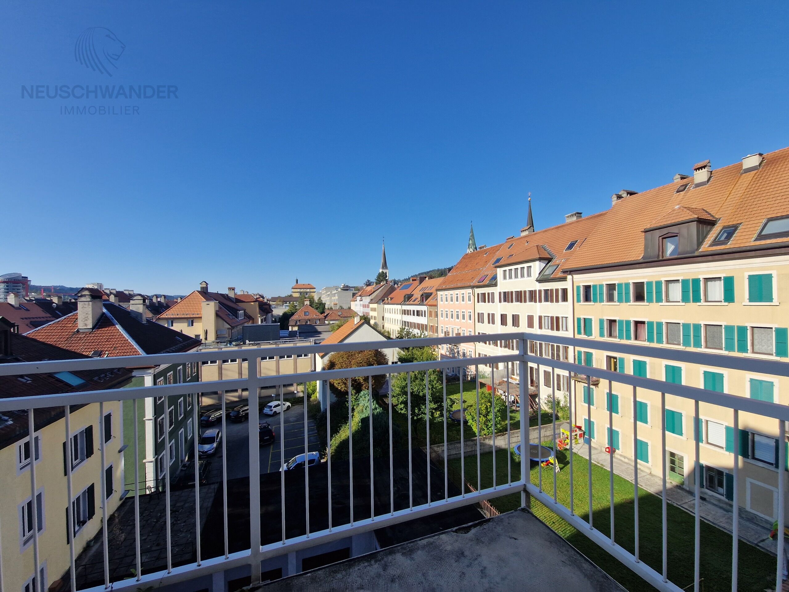 view from rear of building