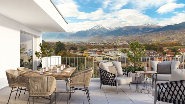 Terraced apartments with MINERGIE label
Les Terrasses de Bramois