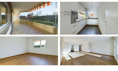 Gepflegte 4.5 Wohnung (Hochparterre) mit grossem Balkon