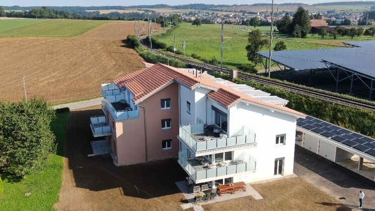 Magnificent penthouse of 4.5 rooms - Choice of finishes - raw sale