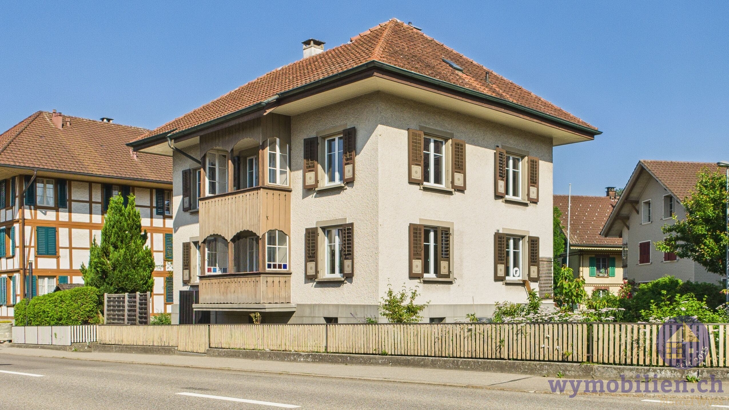 Ansicht Süd- und Ostfassade 
