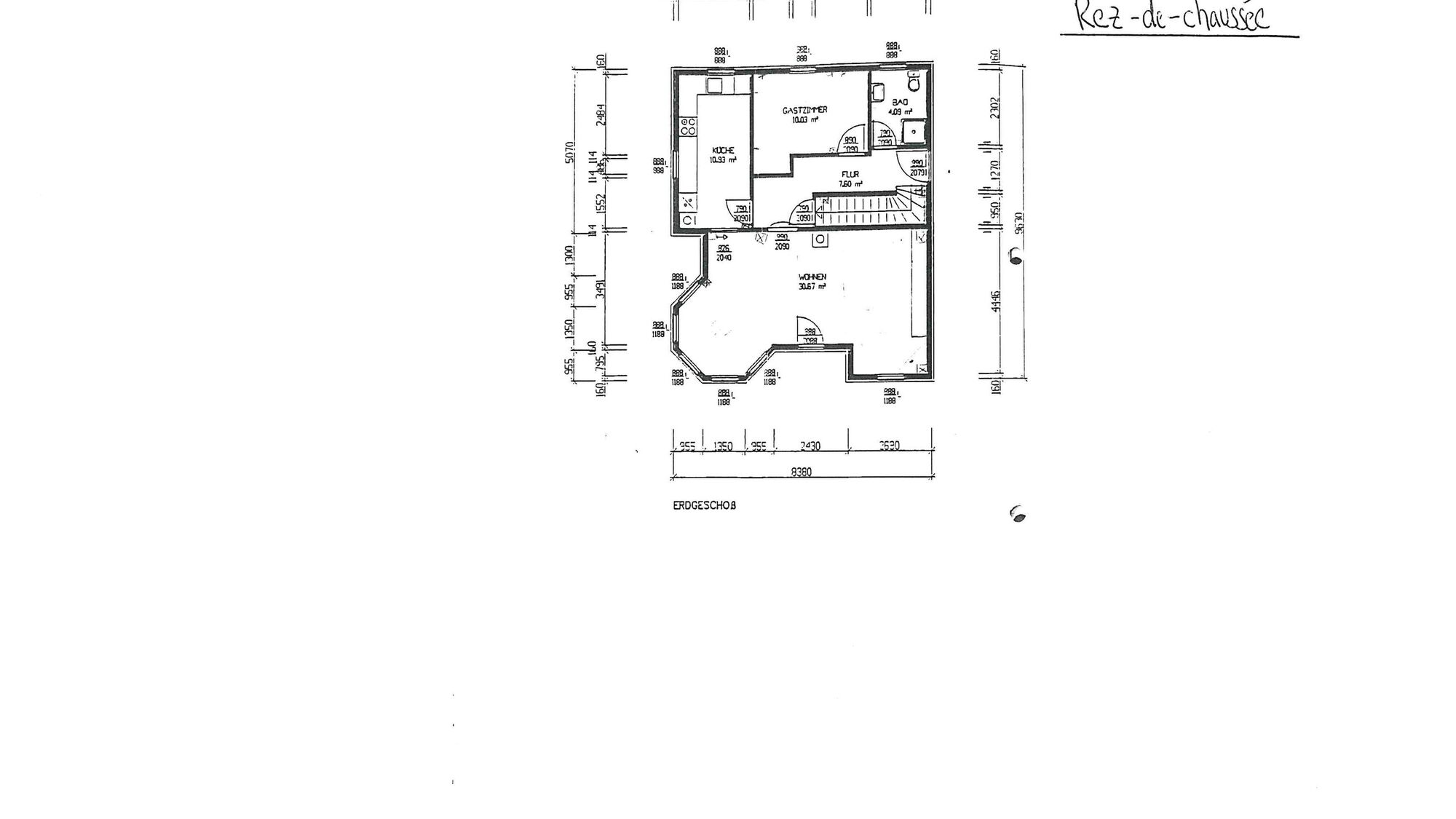 plan rez-de-chaussée