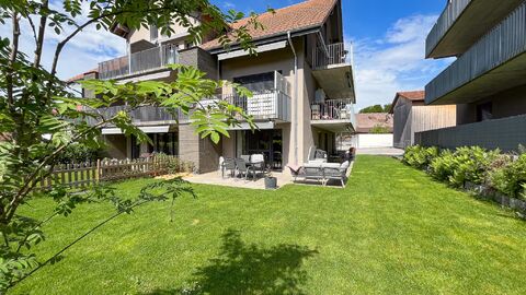 Family-friendly garden flat in Gurzelen