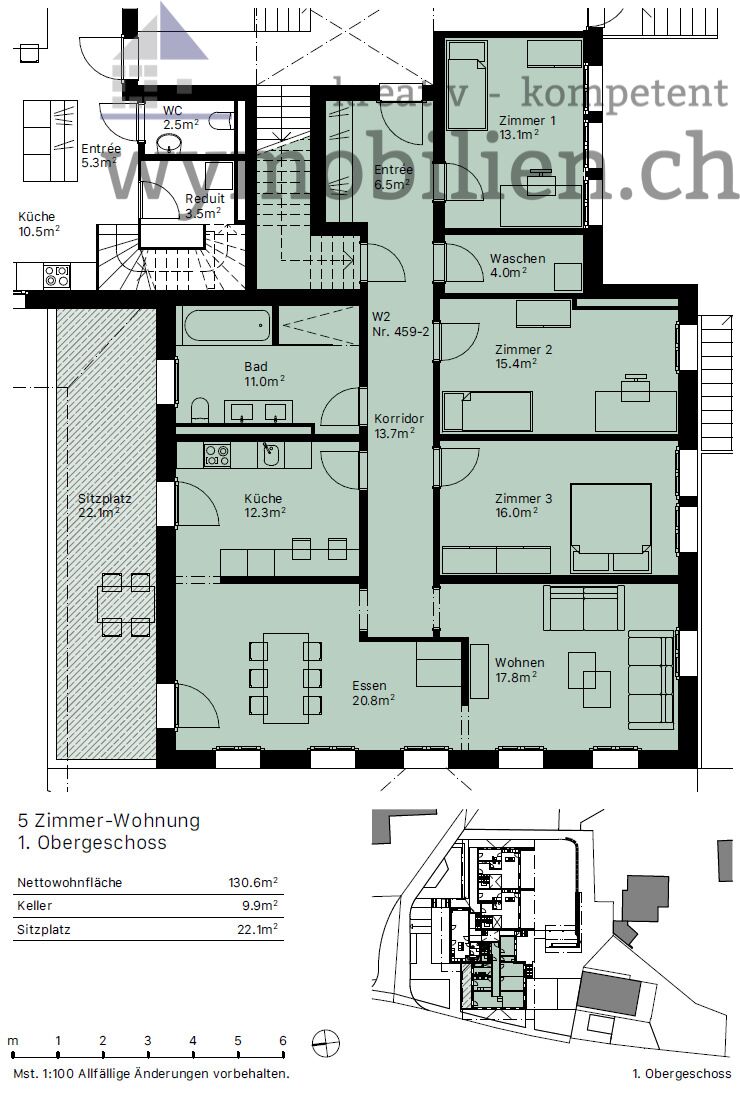 W2 5 Zimmer 1. OG 