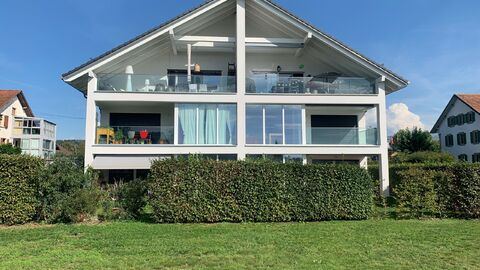 BEL ET SPACIEUX APPARTEMENT D'ANGLE DE 3,5 PCES EN REZ-DE-JARDIN