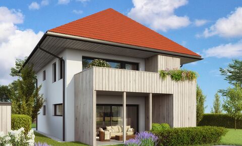 Einfamilienhaus als repräsentativer Wohnstock modern interpretiert!