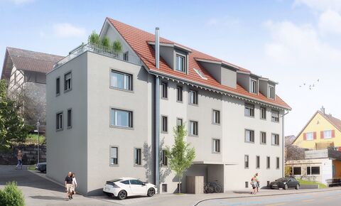 Exklusive, moderne 4.5 Zi NEUBAU-Attikawohnung im Herzen von Thayngen