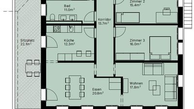 W2 5 Zimmer 1. OG 