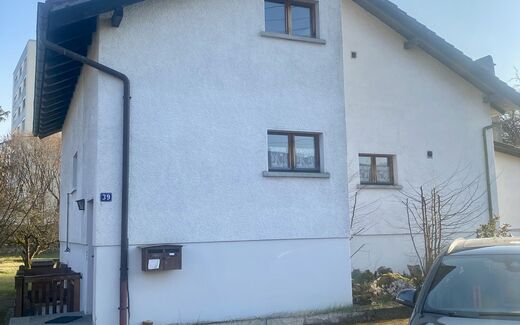 House with two apartments to renovate.