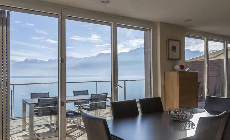 National de Montreux - Magnifique 3.5 pièces avec terrasse et vue lac