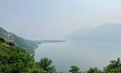 Modern apartment with spectacular views in Ronco sopra Ascona