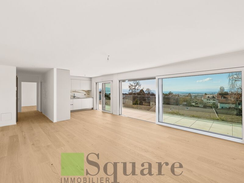 NEUF, Magnifique appartement en attique de 3,5 pièces avec vue Lac