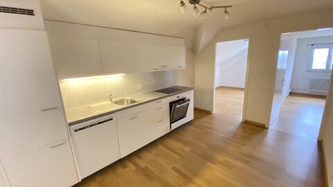 Schöne, renovierte und ruhige 2.5 Zimmer Dachwohnung