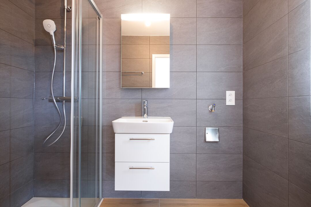 Construction d'un petit immeuble au style villageois avec 6 appartements : l'intérieur.