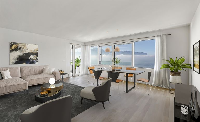 Bel appartement neuf avec vue panoramique