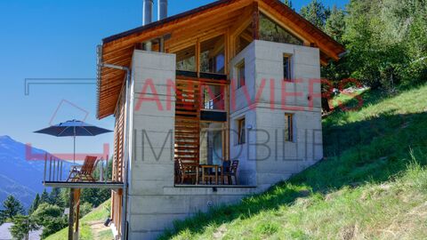 Séduisant chalet d’exception avec panorama alpin absolu