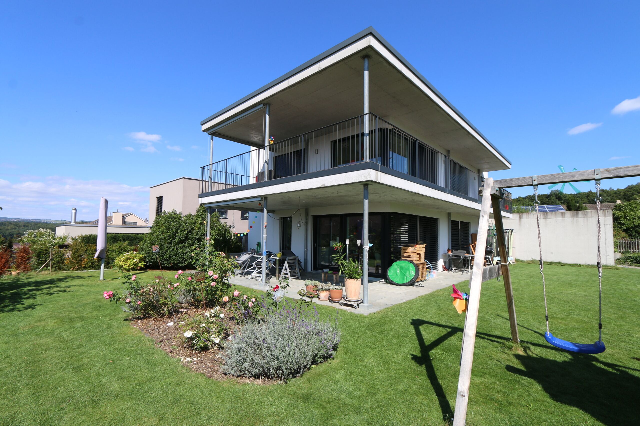 pflegeleichter Garten zum Verweilen, Spielen und Erholen