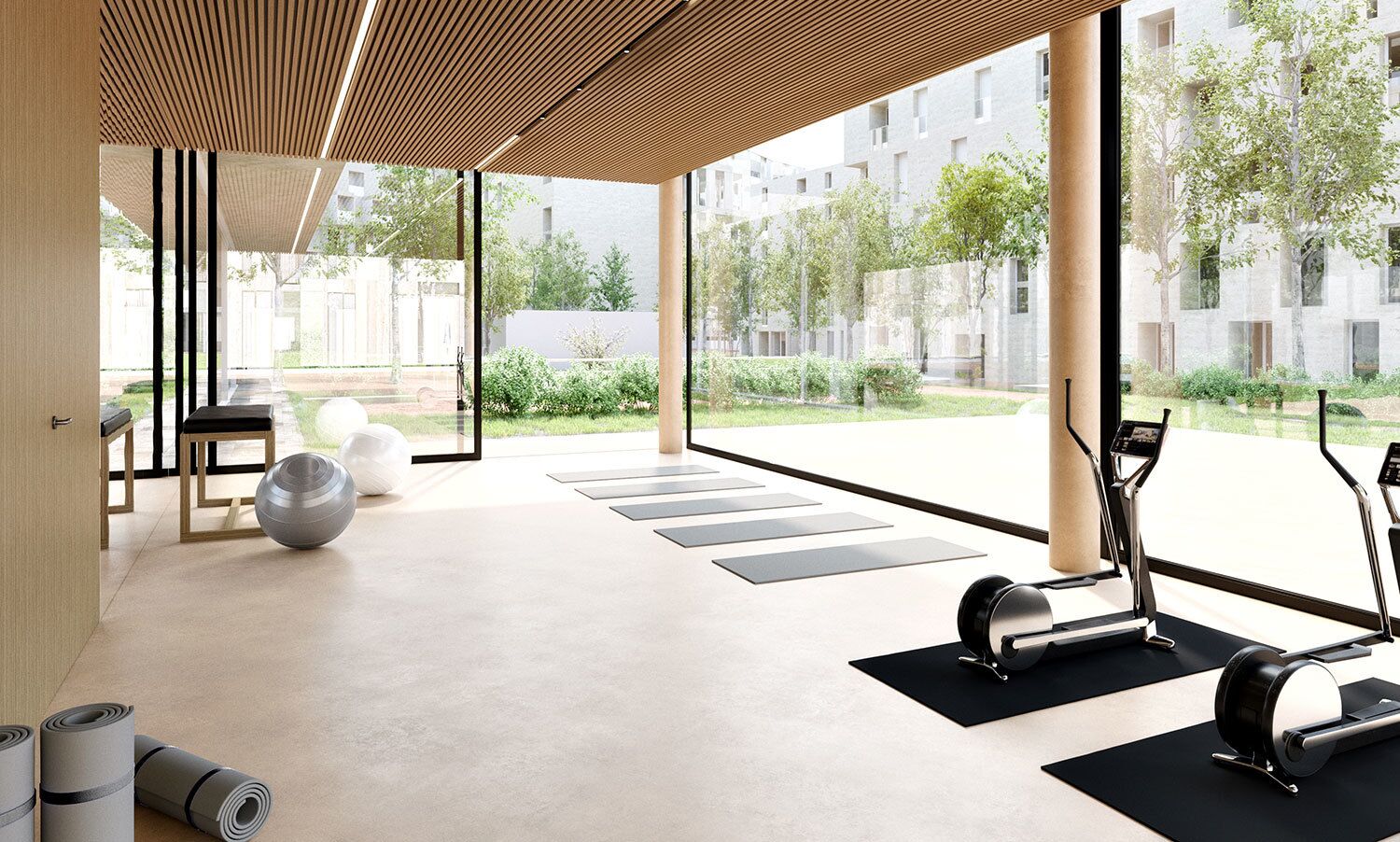 Le centre de fitness