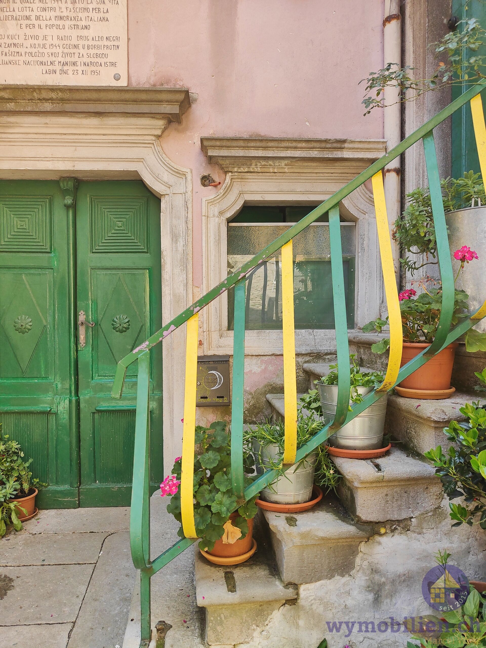 Altstadt Labin, farbig 
