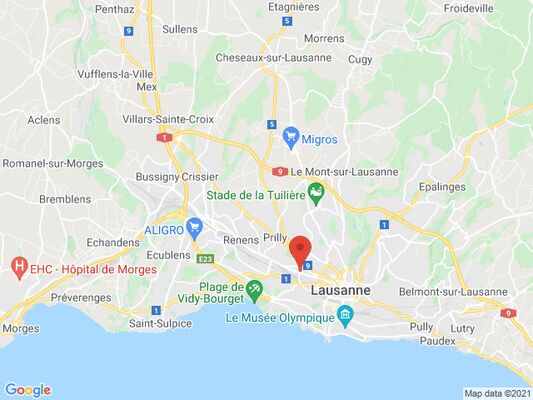 Immosol | Lausanne-Center | Location plan