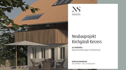 4.5 Zimmer EG Wohnung im Dorfzentrum Kerzers