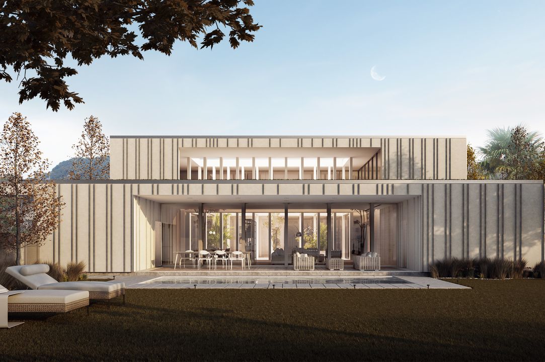 Projekt - Moderne Doppelhaushälfte von ca. 600 m2 mit Schwimmbad