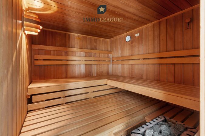 Hauseigene Sauna für Ihr Wohlbefinden.