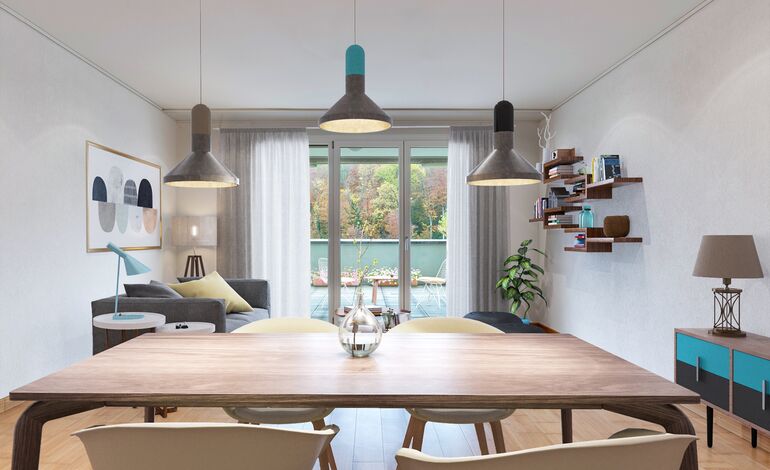 Bel appartement moderne de 2.5 pièces avec terrasse