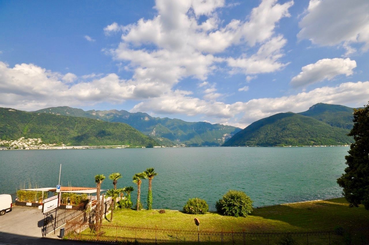 Villa Branca - Трехкомнатная Квартира с Видом на Озеро Лугано