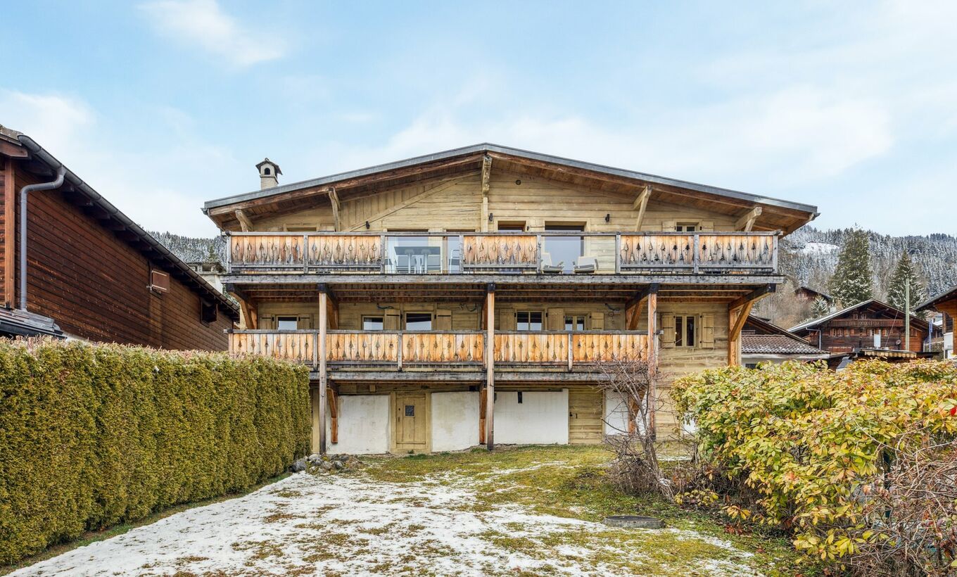 Ma Retraite - Renovated chalet with garden in the center of Chesières