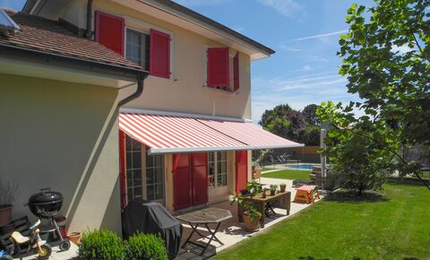 Available soon: Recent family home with heated pool, close to bus stop