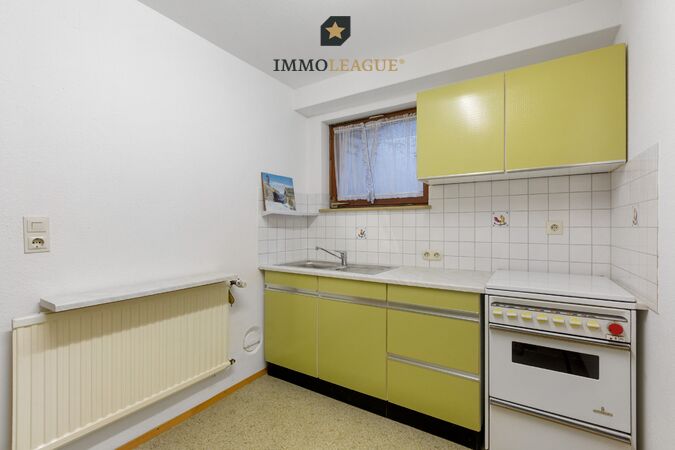 Eigene Küche in der separaten Einliegerwohnung.