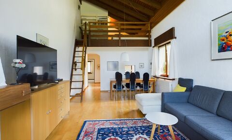 3.5-Zi-Wohnung mit Galerie, Balkon & Sauna in Sörenberg – möbliert & inkl. EHP