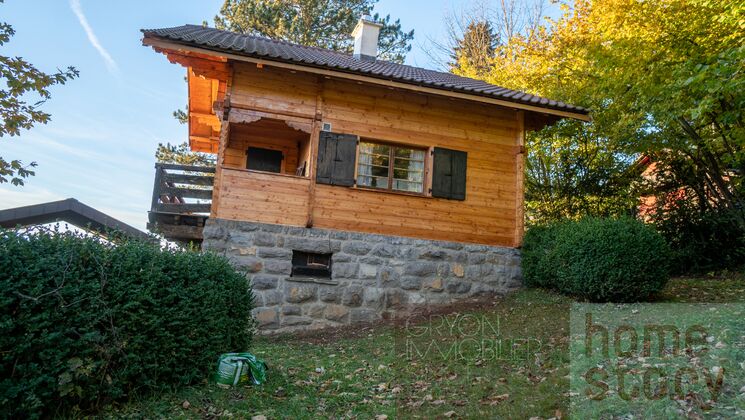 Gryon Immo vous propose un chalet rustique  sur la piste de ski