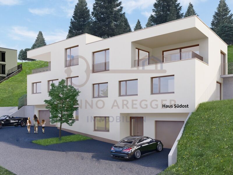 Neubau 5½-Zimmer-Doppel-Einfamilienhaus mit Garage, Südost