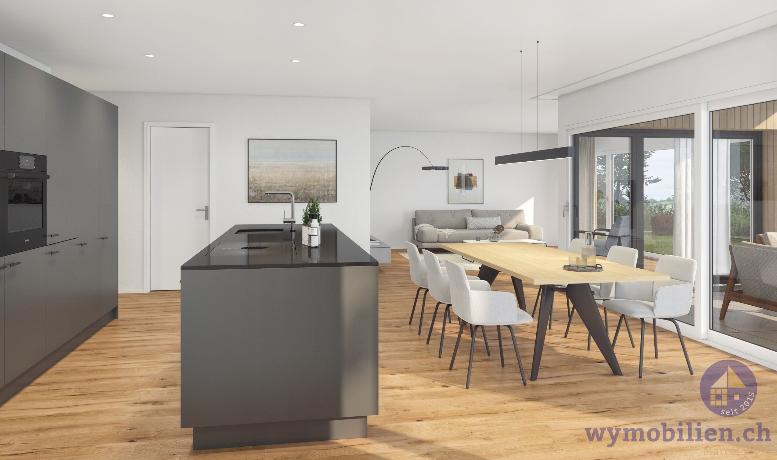 Küche und Essbereich (Whg 1,3)