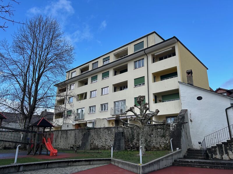 A louer au coeur 
d'Estavayer-le-Lac
3.5 pièces avec balcon