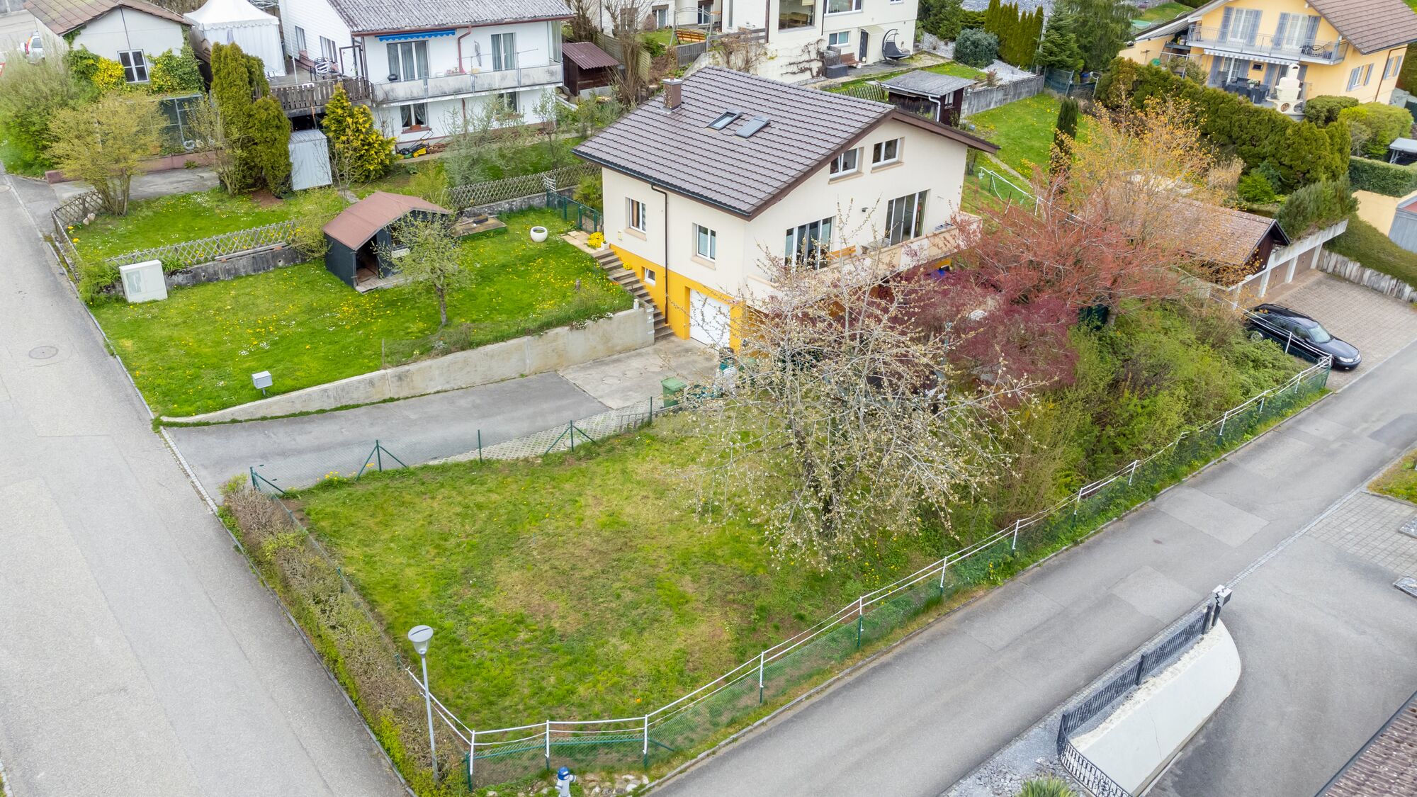 Aussenfoto mit Drohne